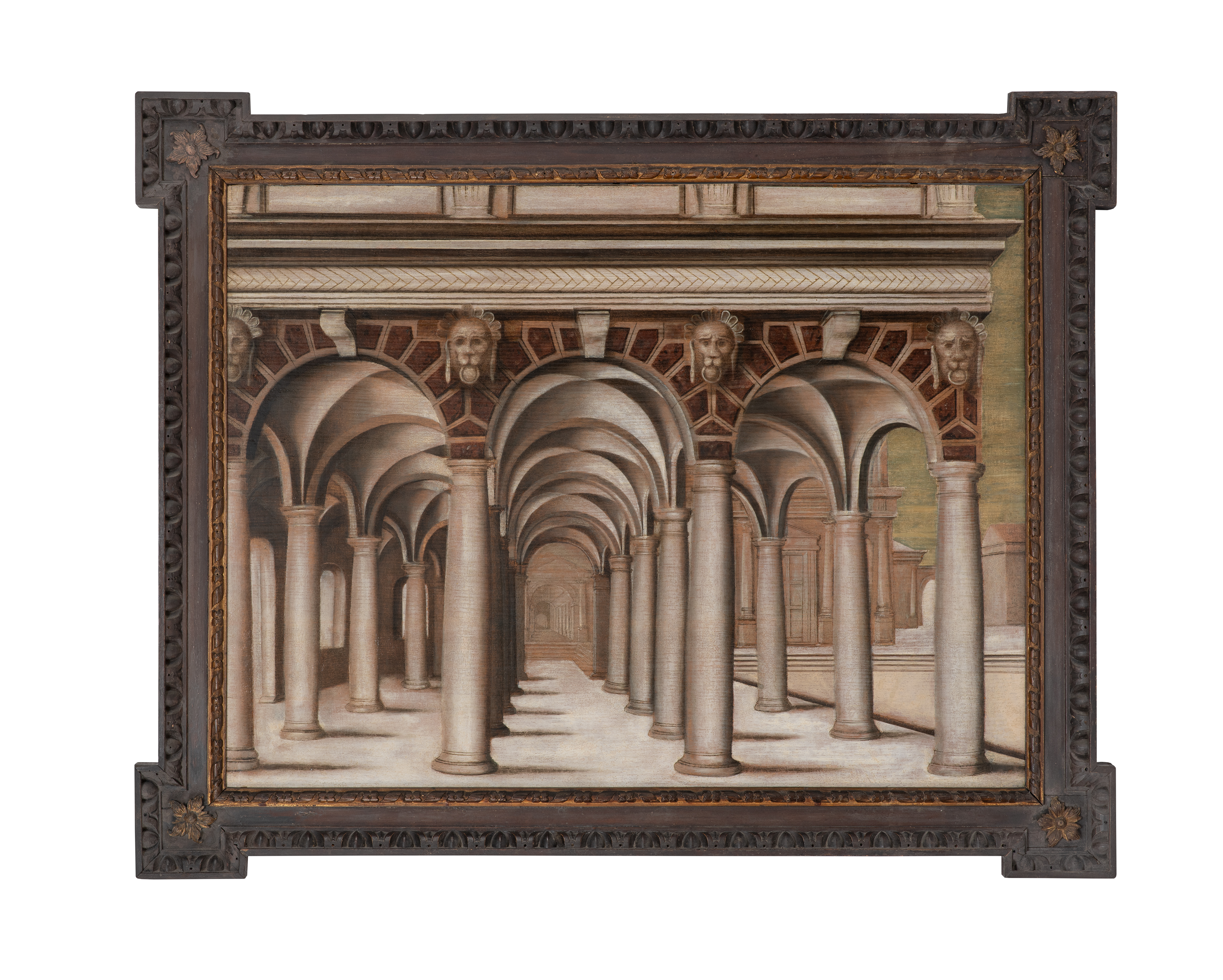Oil on Oak Panel, English School c.1600, After the Original Design by Hans Vredeman de Vries (1527–c. 1607), c.1560.